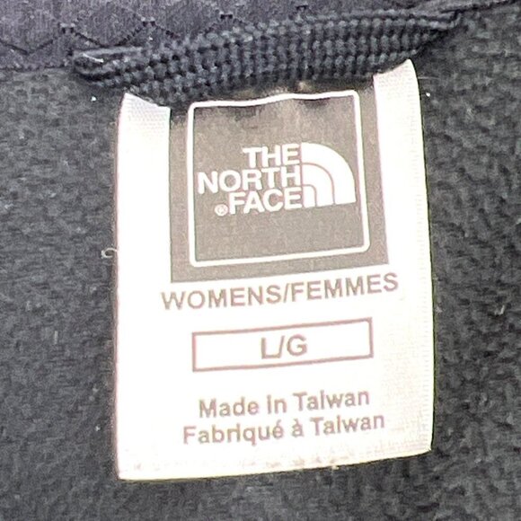 NORTH Face 1/4 Zip TKA 100 Fleece Pullover Black L EUC - Picture 5 of 6